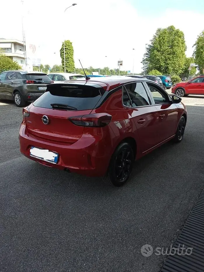 Usata Opel Corsa Elegance 75 CV (55 kW) 2023 Rosso Utilitaria
