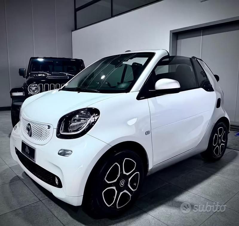 Brugt Smart ForTwo Cabrio Passion 71 HK (52 kW) 2019 Hvid Cabriolet