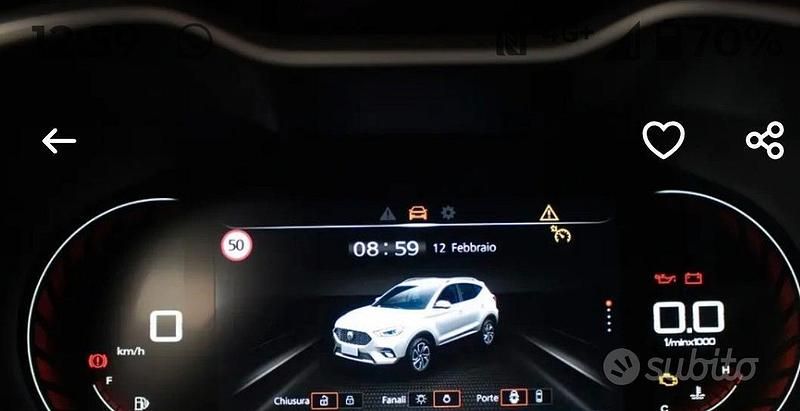 Usata MG ZS 106 CV (77 kW) 2025 Nero SUV