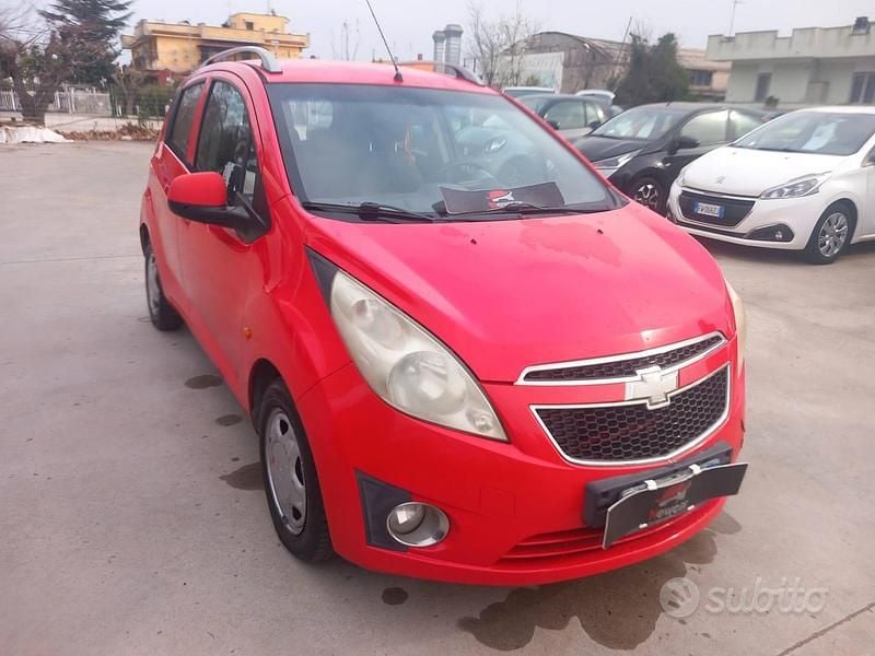 Usata Chevrolet Spark LS 67 CV (49 kW) 2010 Rosso Utilitaria