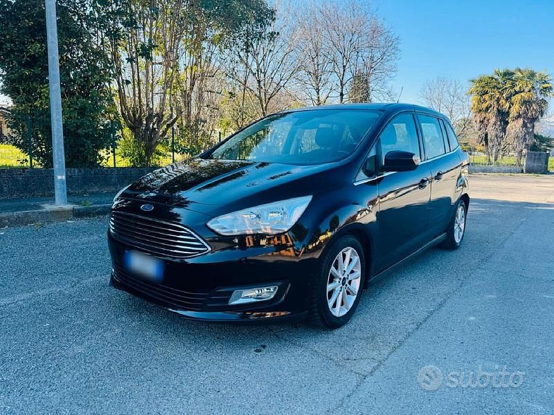 Usata Ford Grand C-Max Titanium 120 CV (88 kW) 2016 Nero Monovolume