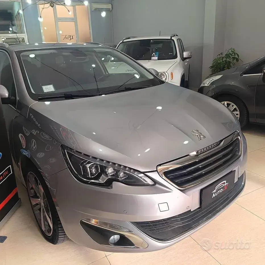 Usata Peugeot 308 GT-line 120 CV (88 kW) 2015 Grigio Station wagon