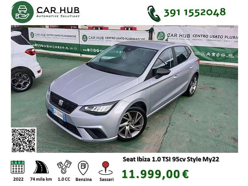 Usata Seat Ibiza Style 95 CV (69 kW) 2022 Grigio Utilitaria