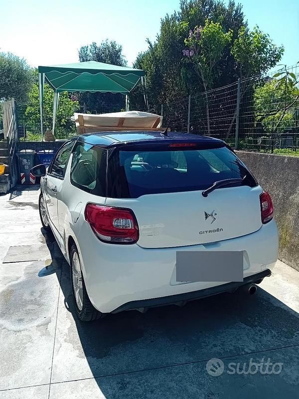 Usata Citroën DS3 95 CV (69 kW) 2013 Bianco Utilitaria