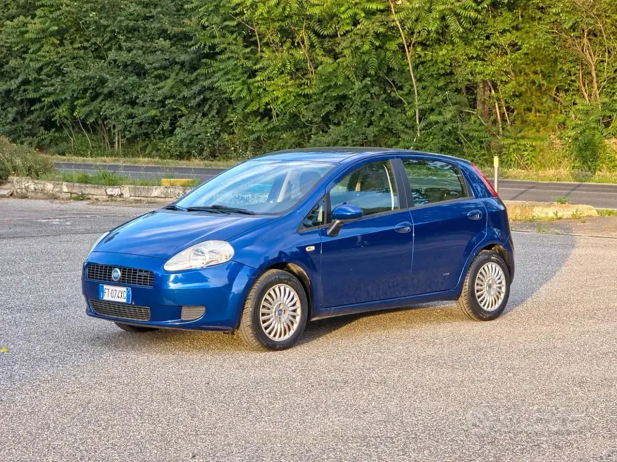 Usata Fiat Grande Punto Active 75 CV (55 kW) 2007 Blu Utilitaria
