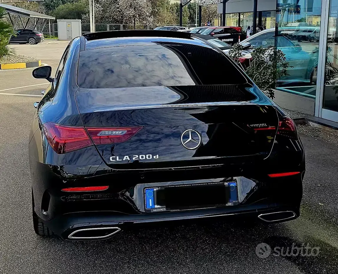 Usata Mercedes CLA200 AMG Line Premium 150 CV (110 kW) 2025 Nero Coupé