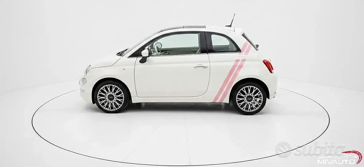 Usata Fiat 500 Lounge 69 CV (50 kW) 2018 Bianco Berlina