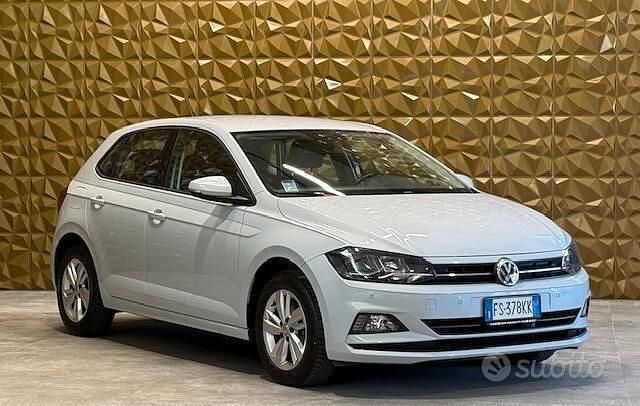 Usata VW Polo Comfortline 95 CV (69 kW) 2018 Bianco Utilitaria