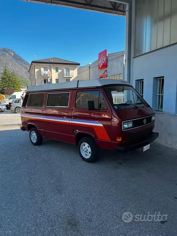 Usata VW T3 1991 Rosso Furgone