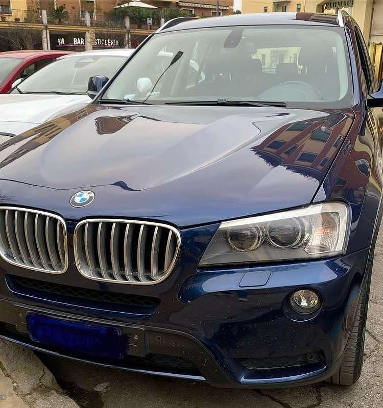 Usata BMW X3 184 CV (135 kW) 2010 Blu/azzurro SUV