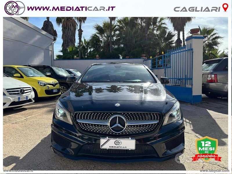 Usata Mercedes CLA220 Premium 170 CV (125 kW) 2014 Nero Berlina