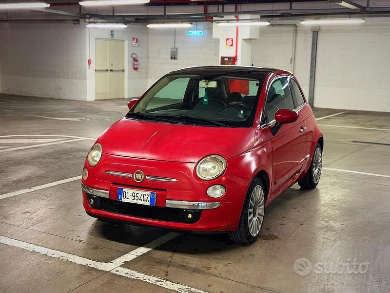 Usata Fiat 500 Sport 100 CV (73 kW) 2007 Rosso Berlina