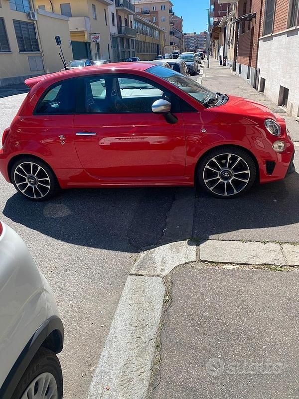 Usata Abarth 595 Turismo 165 CV (121 kW) 2019 Rosso Berlina