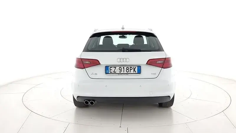Usata Audi A3 Sportback Ambition 150 CV (110 kW) 2015 Bianco Utilitaria