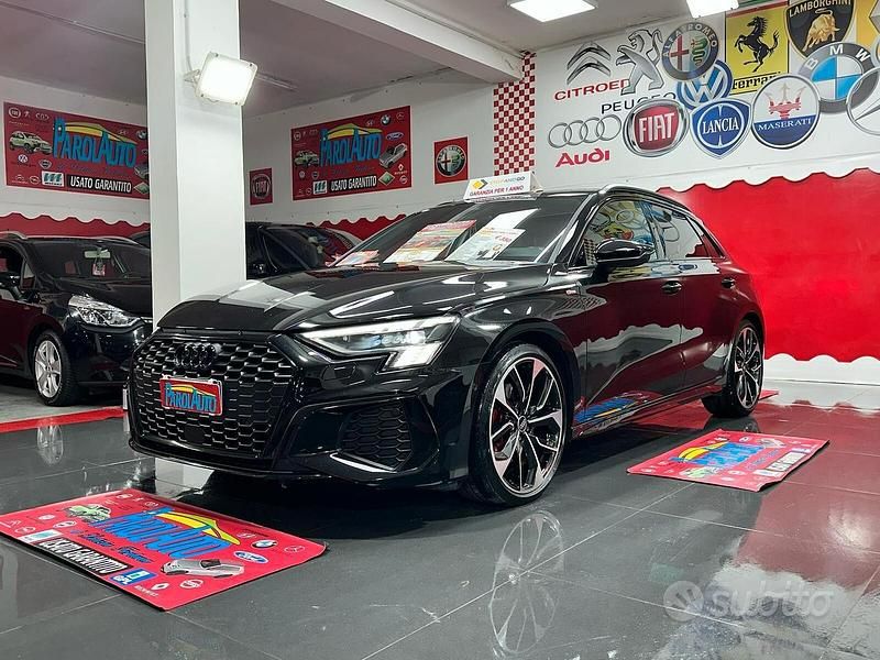 Usata Audi A3 S-Line 200 CV (147 kW) 2022 Nero Berlina