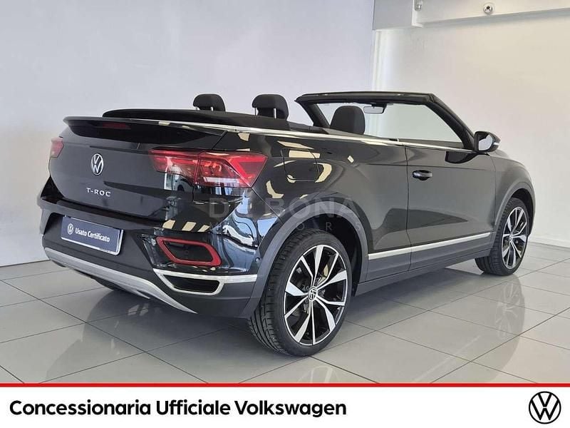 Usata VW T-Roc Cabriolet Style 150 CV (110 kW) 2024 Nero perla Cabrio
