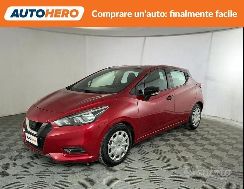 Usata Nissan Micra Acenta 2018 Rosso Utilitaria