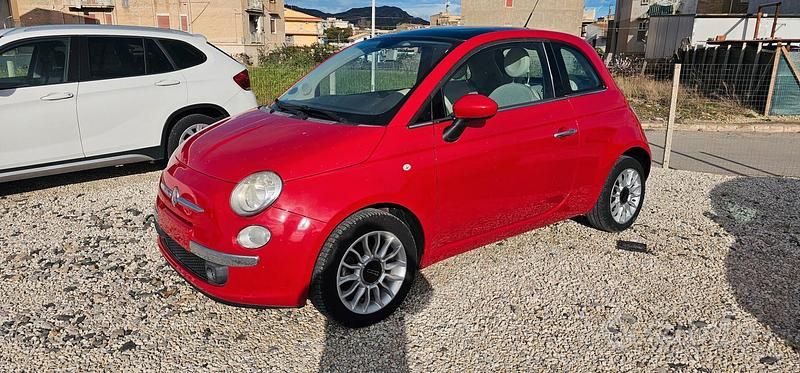 Usata Fiat 500 Lounge 69 CV (50 kW) 2010 Rosso Berlina