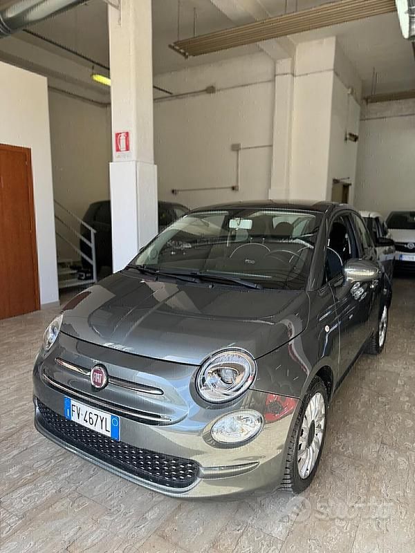Usata Fiat 500 Lounge 69 CV (50 kW) 2019 Grigio Berlina