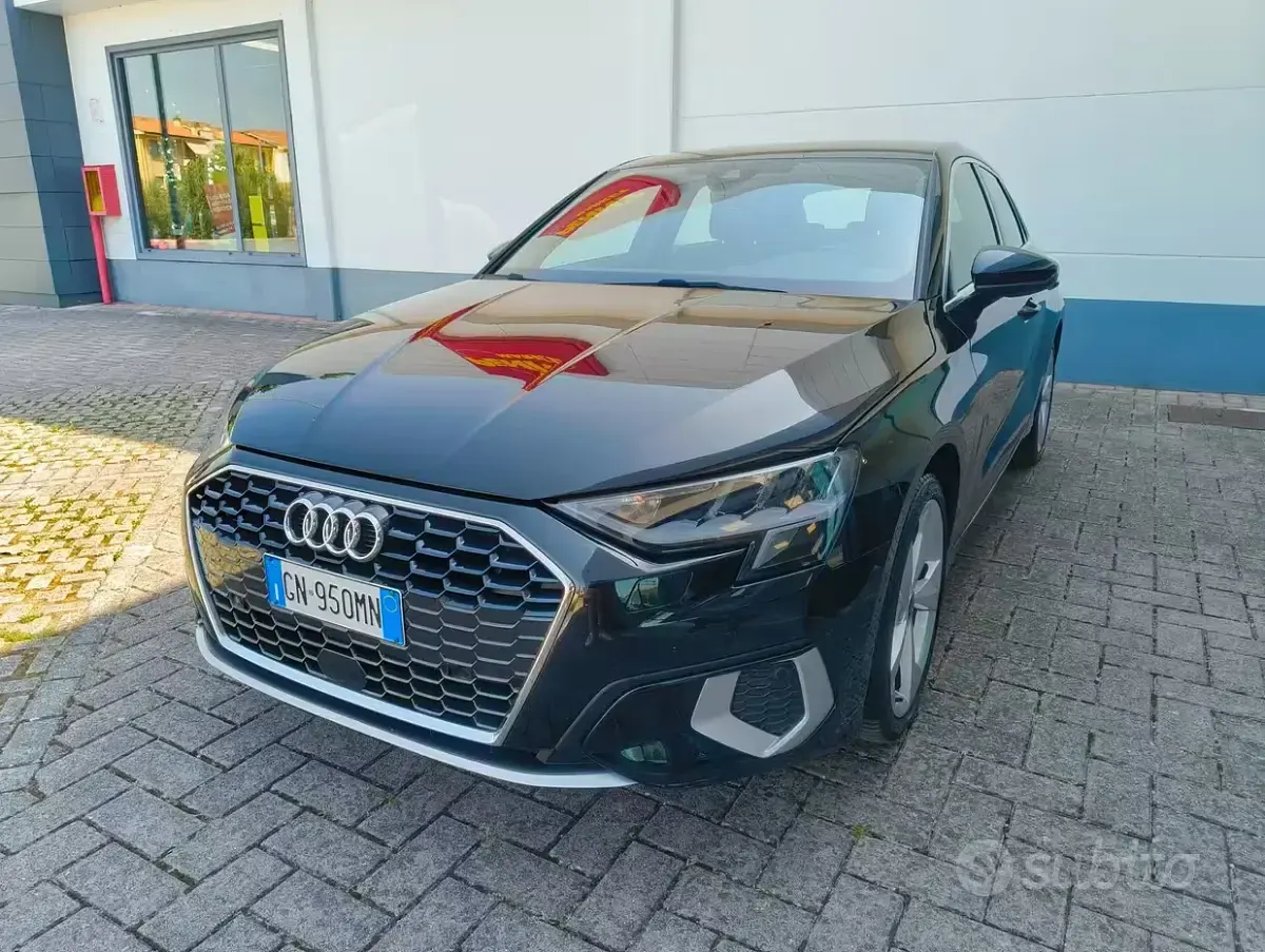 Usata Audi A3 Advanced 150 CV (110 kW) 2023 Nero Berlina