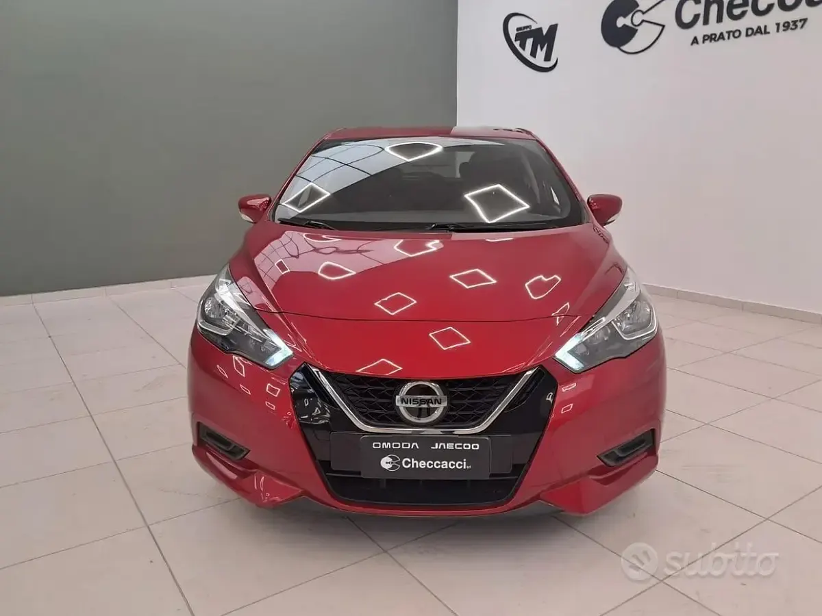 Usata Nissan Micra N-Connecta 101 CV (74 kW) 2019 Rosso Utilitaria