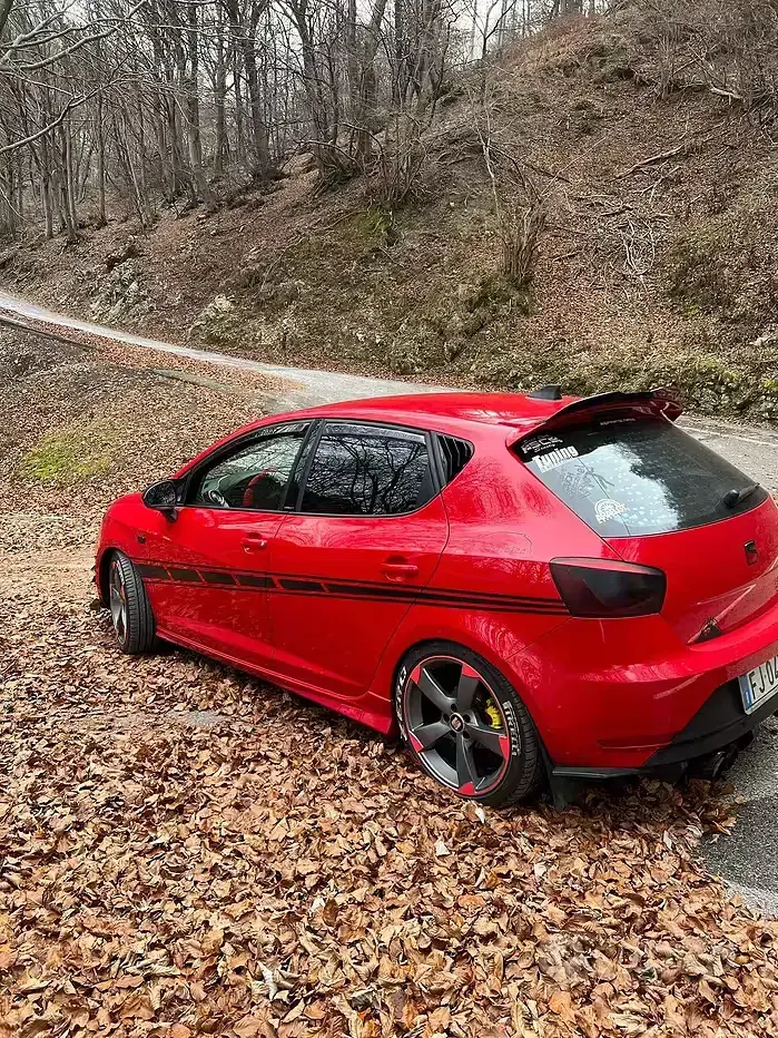 Usata Seat Ibiza 90 CV (66 kW) 2017 Rosso Berlina