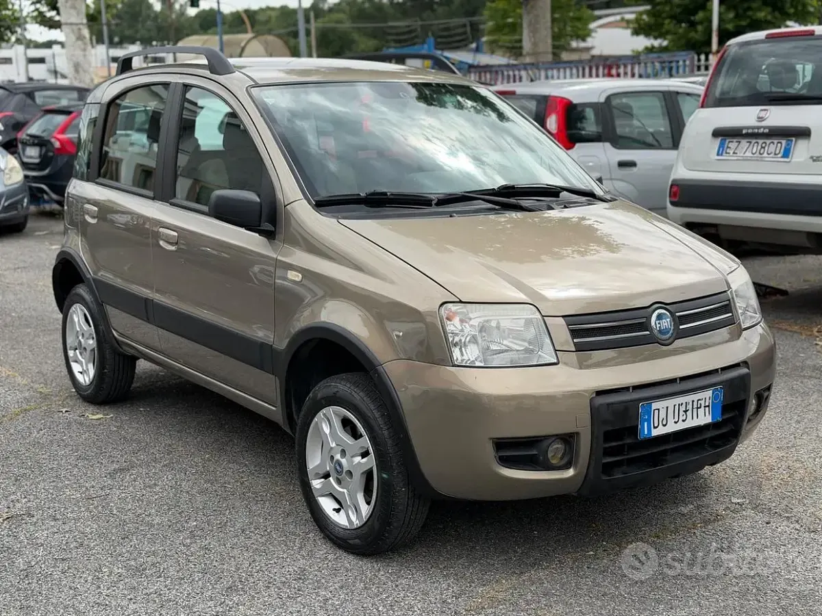 Usata Fiat Panda 4x4 69 CV (50 kW) 2007 Beige Utilitaria