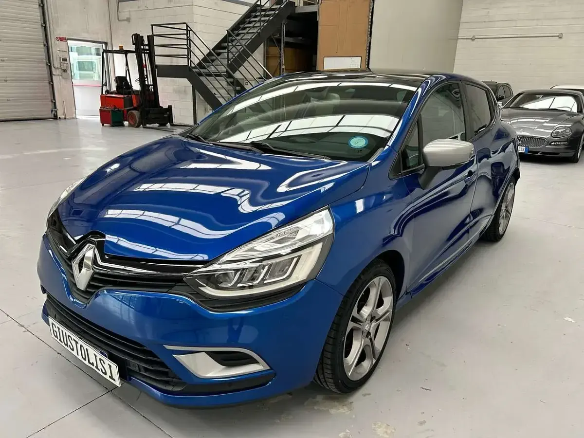 Usata Renault Clio IV GT-Line 120 CV (88 kW) 2017 Blu/azzurro Berlina