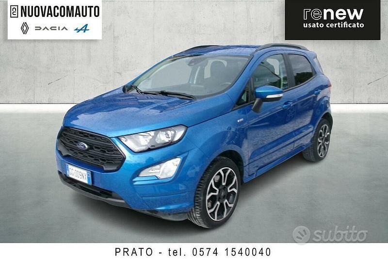 Usata Ford Ecosport ST-Line 125 CV (91 kW) 2021 Blu SUV