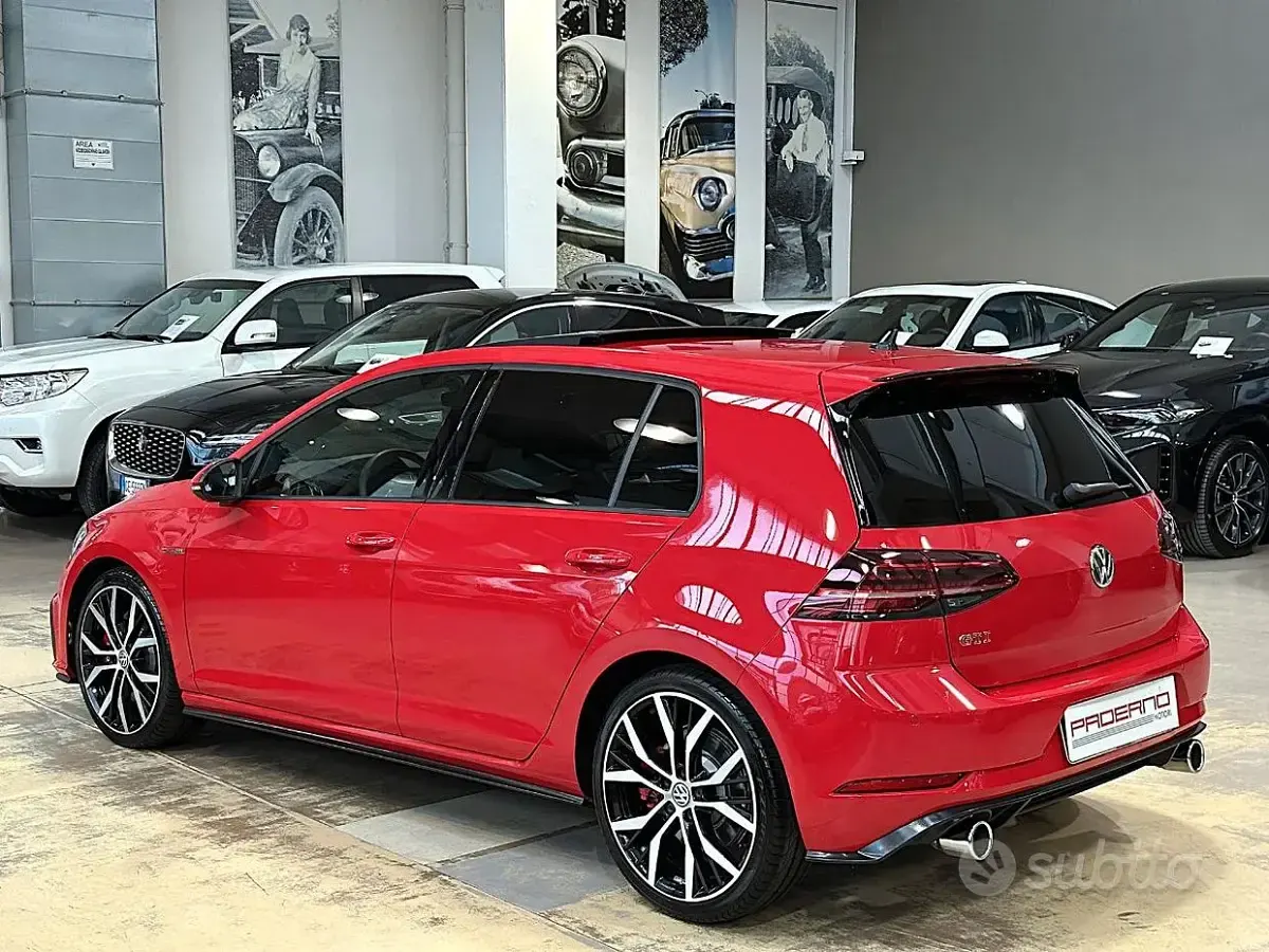 Usata VW Golf VII GTI 245 CV (180 kW) 2019 Rosso tornado Berlina