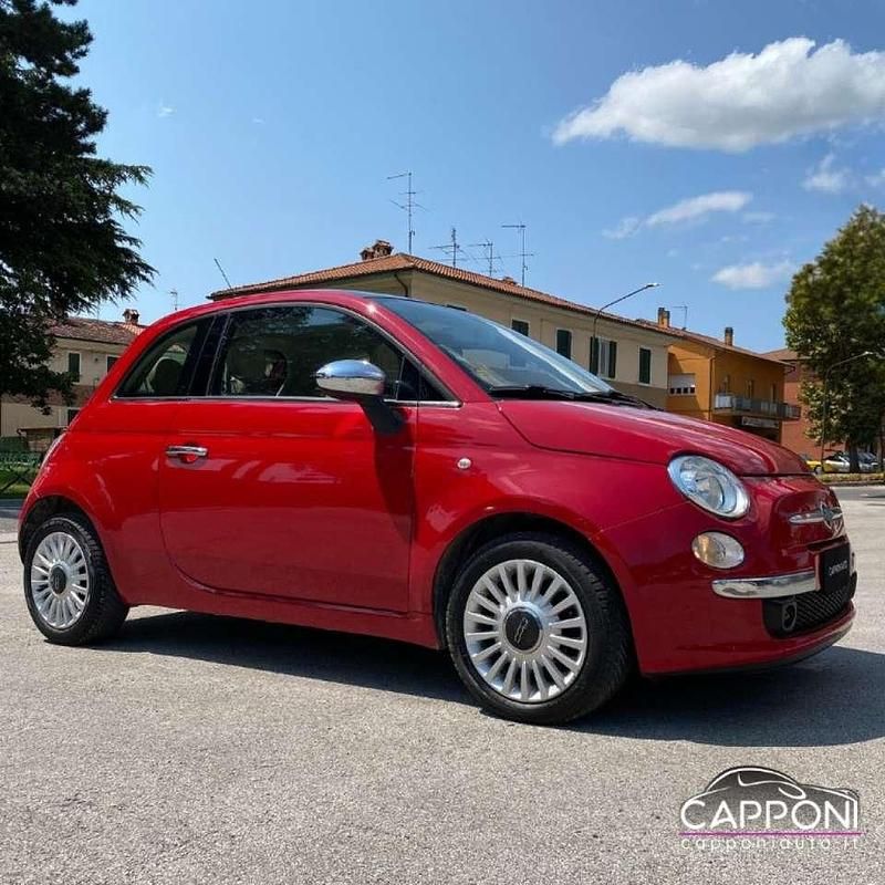 Usata Fiat 500 Lounge 69 CV (50 kW) 2008 Rosso Utilitaria