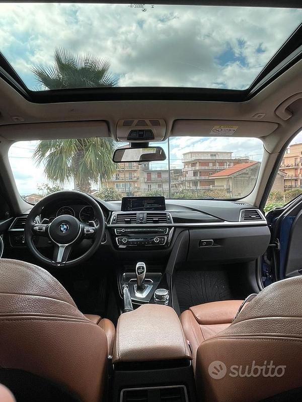 Usata BMW 320 Sport Line 190 CV (139 kW) 2016 Blu Station wagon