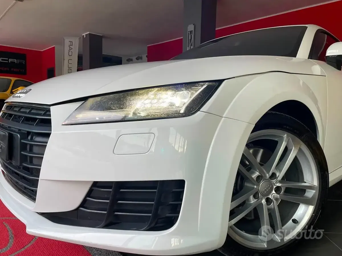 Usata Audi TT S-Line 184 CV (135 kW) 2015 Bianco Coupé