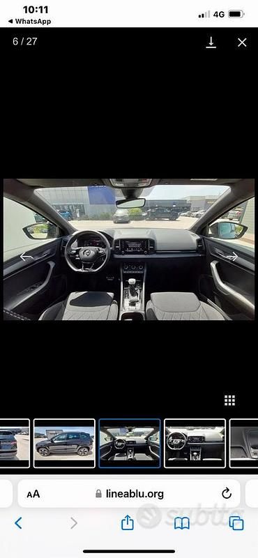 Usata Skoda Karoq 116 CV (85 kW) 2022 Nero SUV