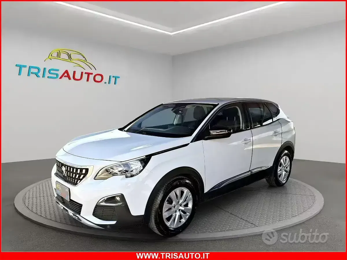 Usata Peugeot 3008 Business-Line 120 CV (88 kW) 2018 Bianco SUV