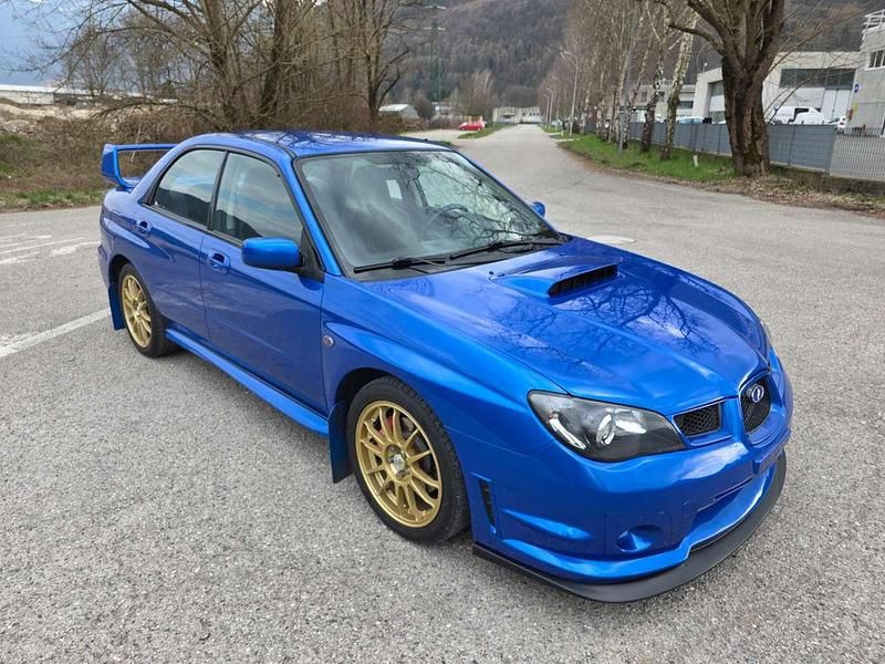 Usata Subaru Impreza 230 CV (169 kW) 2006 Wr 02 blu mica Berlina