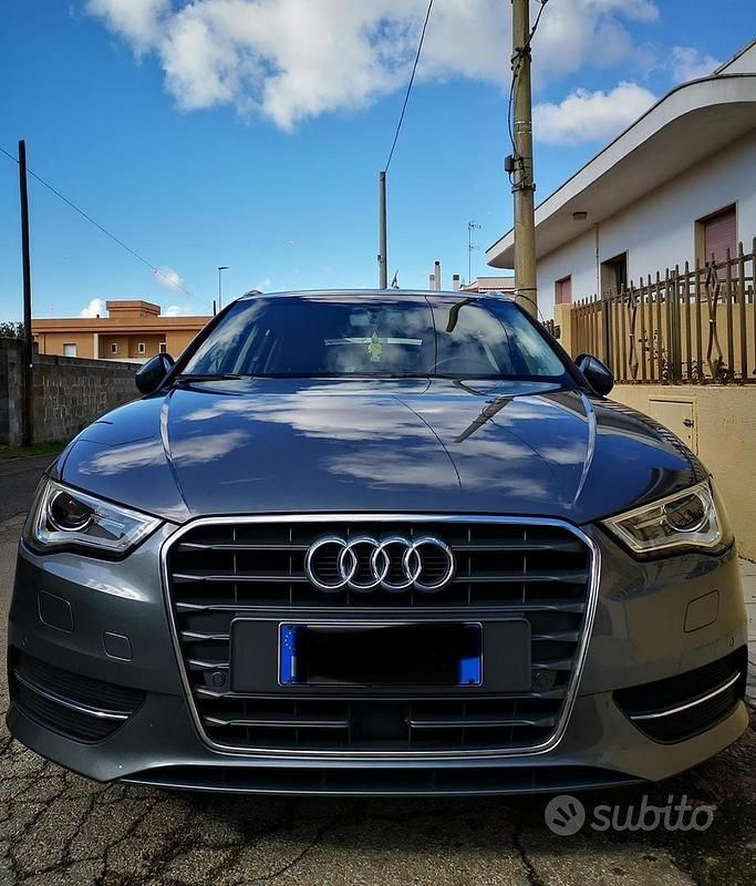 Usata Audi A3 S-Line 102 CV (75 kW) 2016 Grigio Berlina