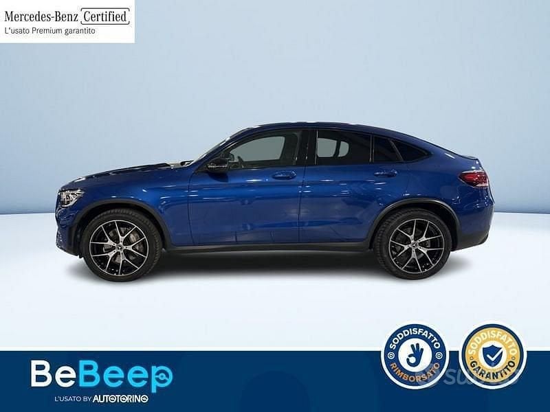 Usata Mercedes GLC220 Premium 194 CV (142 kW) 2023 Blu metallizzato Coupé