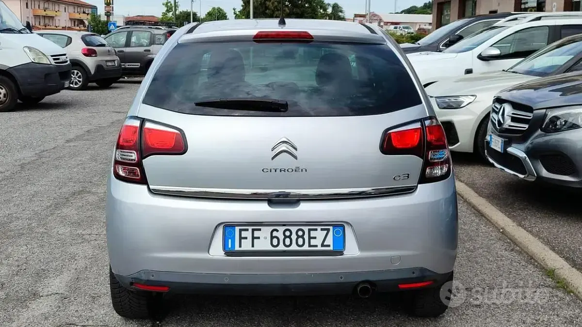 Usata Citroën C3 Exclusive 75 CV (55 kW) 2016 Grigio Berlina