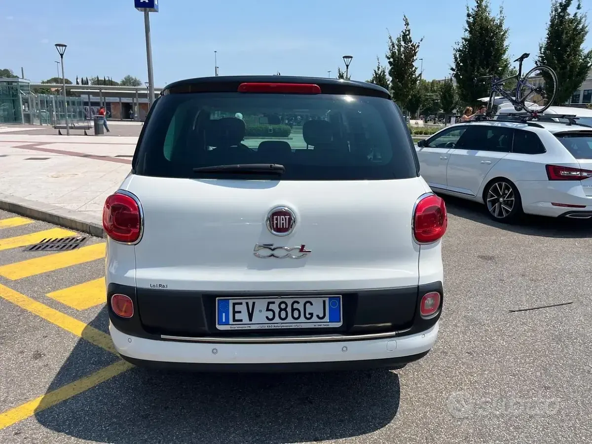 Usata Fiat 500L Living 84 CV (61 kW) 2014 Bianco Monovolume
