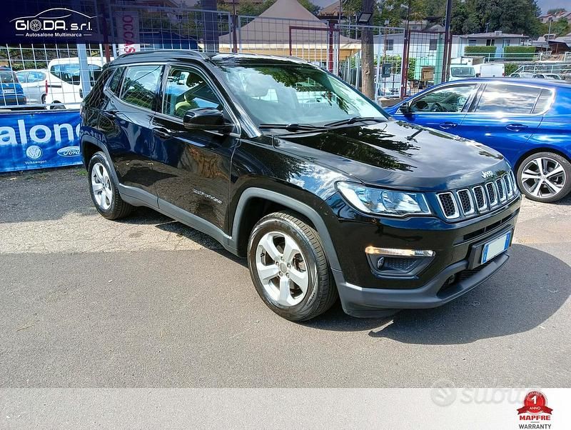 Usata Jeep Compass Longitude 120 CV (88 kW) 2018 Nero SUV