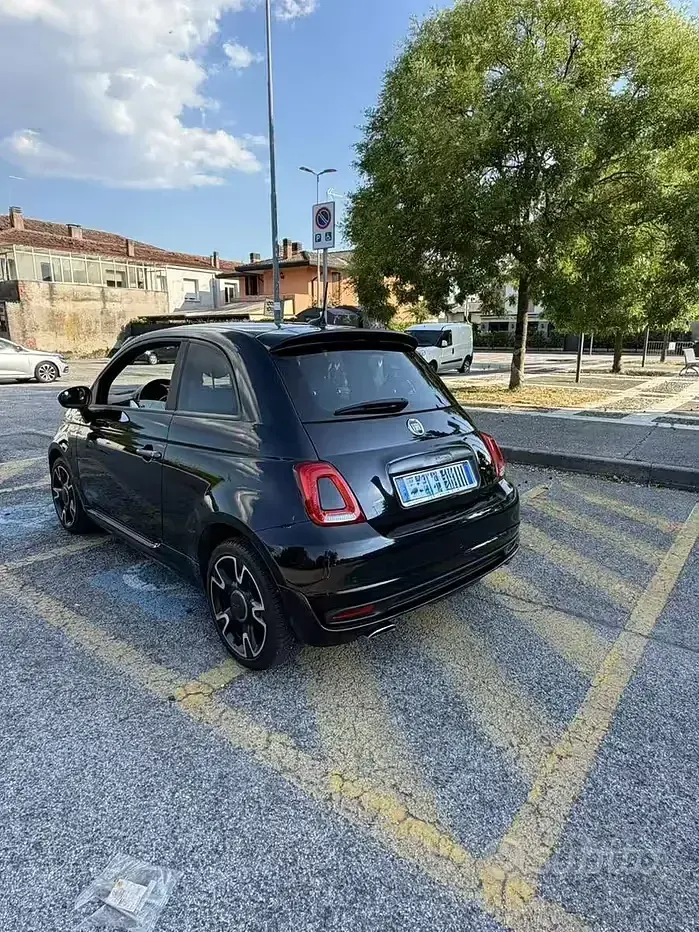 Usata Fiat 500S S 69 CV (50 kW) 2019 Nero Utilitaria