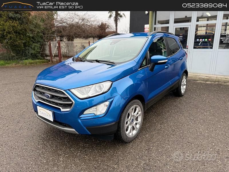 Usata Ford Ecosport Titanium 125 CV (91 kW) 2021 Blu SUV