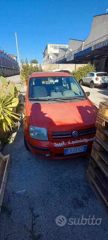 Usata Fiat Panda 2003 Rosso Berlina
