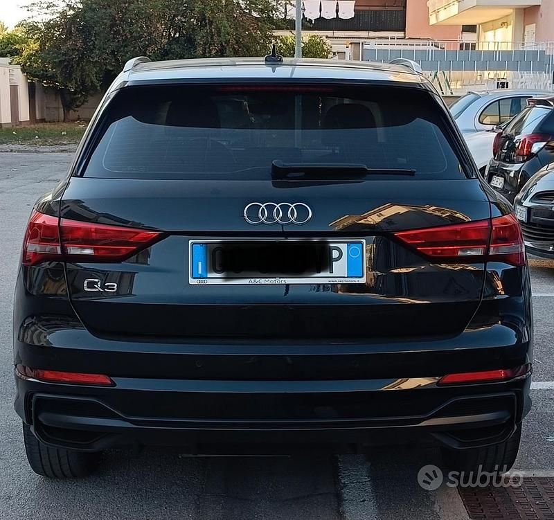 Usata Audi Q3 S-Line 150 CV (110 kW) 2021 Nero SUV