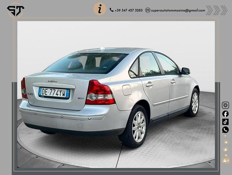 Usata Volvo S40 Summum 135 CV (99 kW) 2007 Argento Berlina
