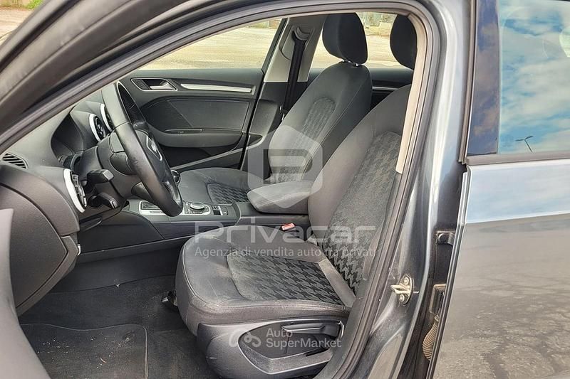 Usata Audi A3 Business 110 CV (80 kW) 2016 Nero Berlina