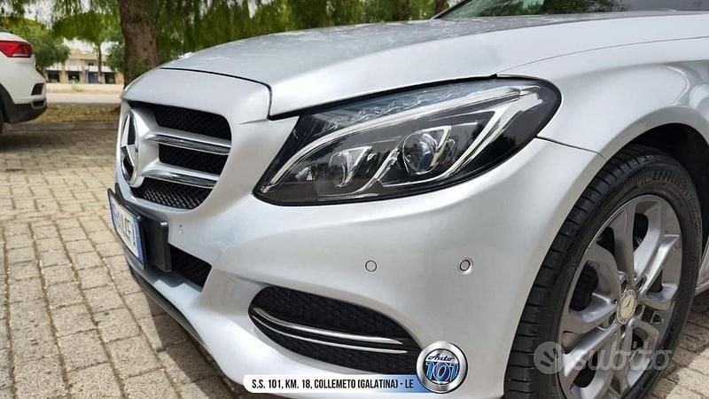 Usata Mercedes C220 Premium 170 CV (125 kW) 2015 Grigio Berlina