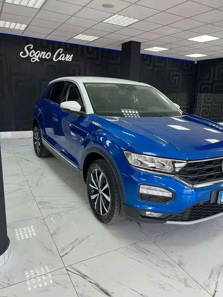 Usata VW T-Roc Advance 116 CV (85 kW) 2019 Blu/azzurro SUV