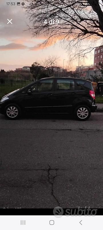 Usata Mercedes A200 102 CV (75 kW) 2009 Nero Monovolume